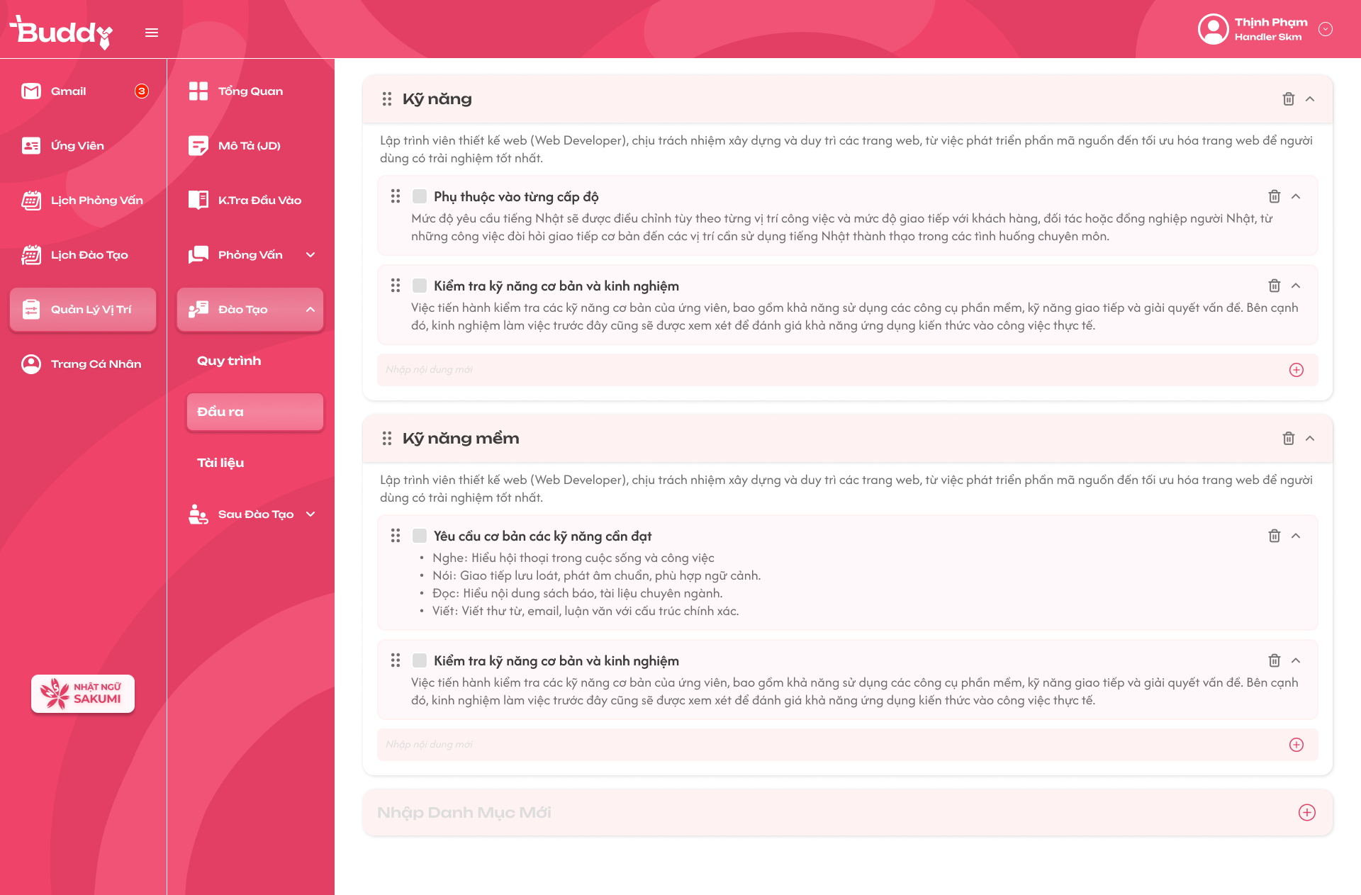 Qlvt   Đào Tạo   Đầu Ra